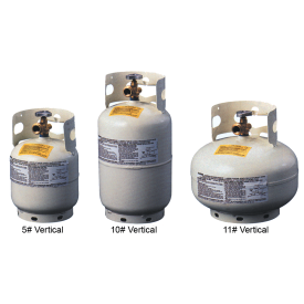 Steel Propane Cylinders Vertical TC Manchester Tanks Fisheries