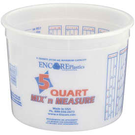 Plastic measuring sale buckets
