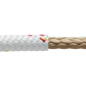 Sailboat Rigging Rope 5/16" x 100' Red/White Double Braided Sheet Halyard Line 