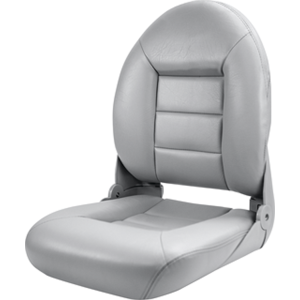 TEMPRESS Profile Gray Seat with Blue/Gray Cushion 
