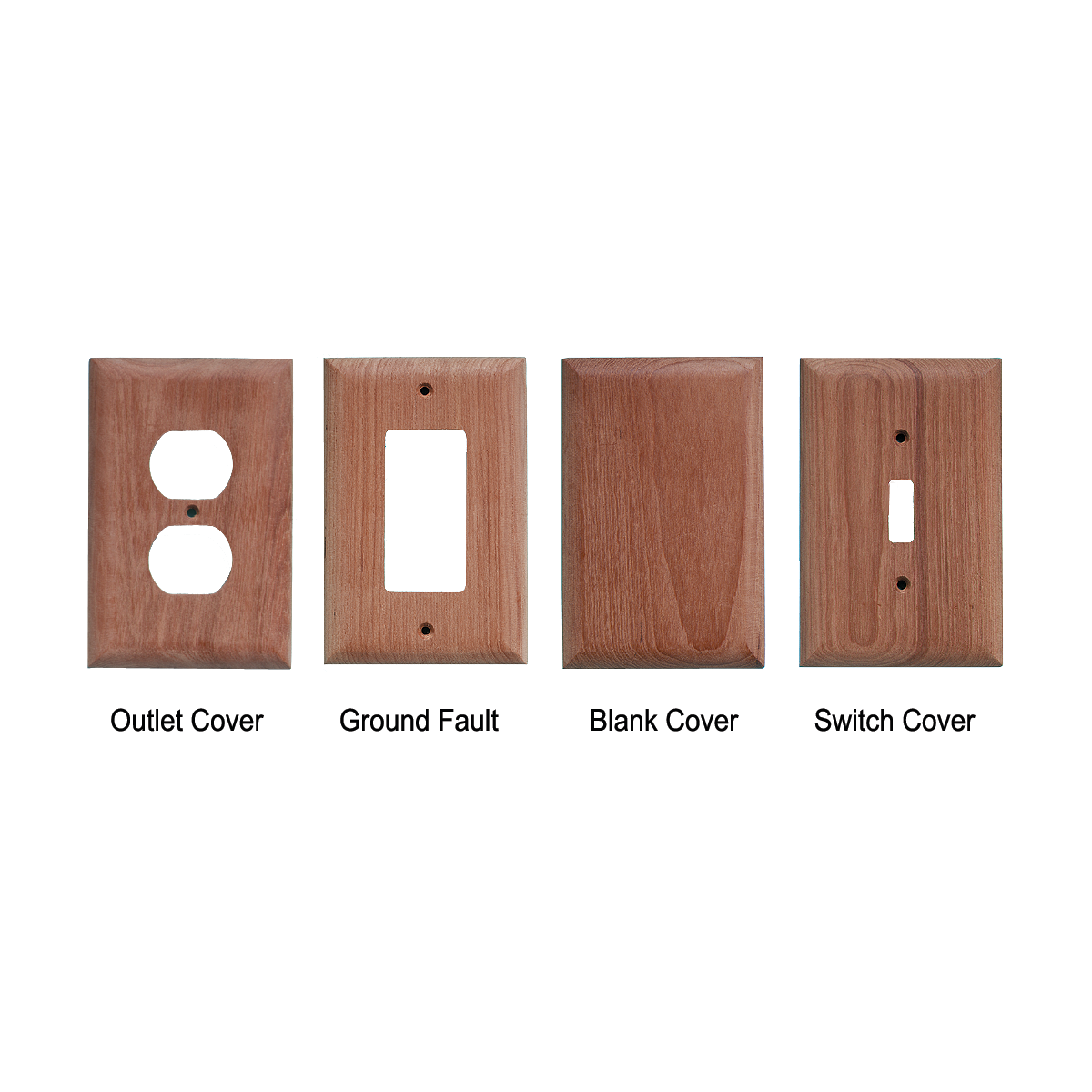 Pack of 2 Whitecap 60171 Teak Ground Fault Outlet Cover 
