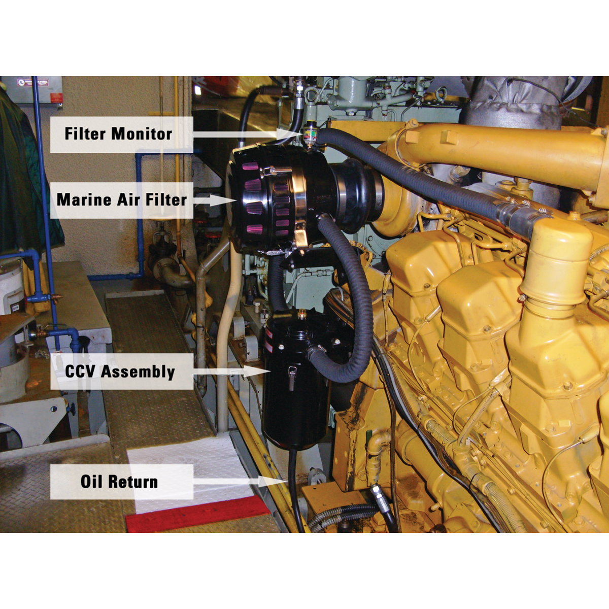 Racor CCV4500-08R Crankcase Ventilation System 