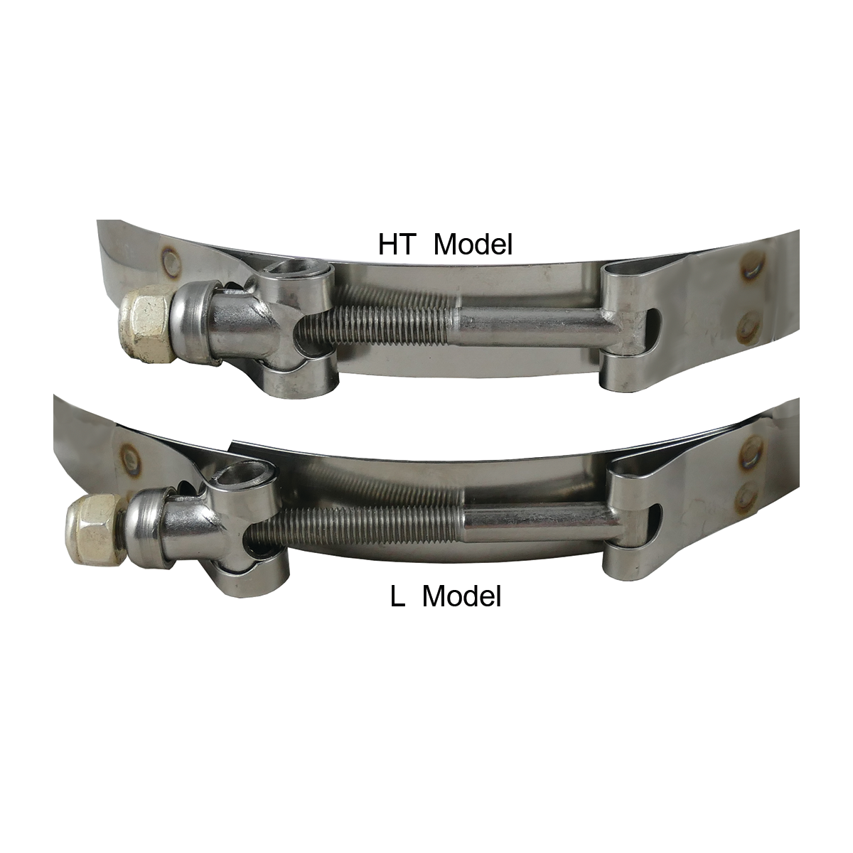 Range 6.53" TO 7... Trident Marine 720-6000L Stainless Steel T-Bolt Hose Clamps 