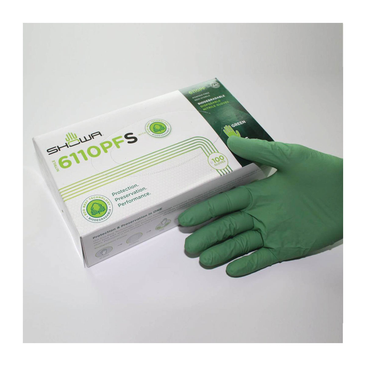 Biodegradable gloves 