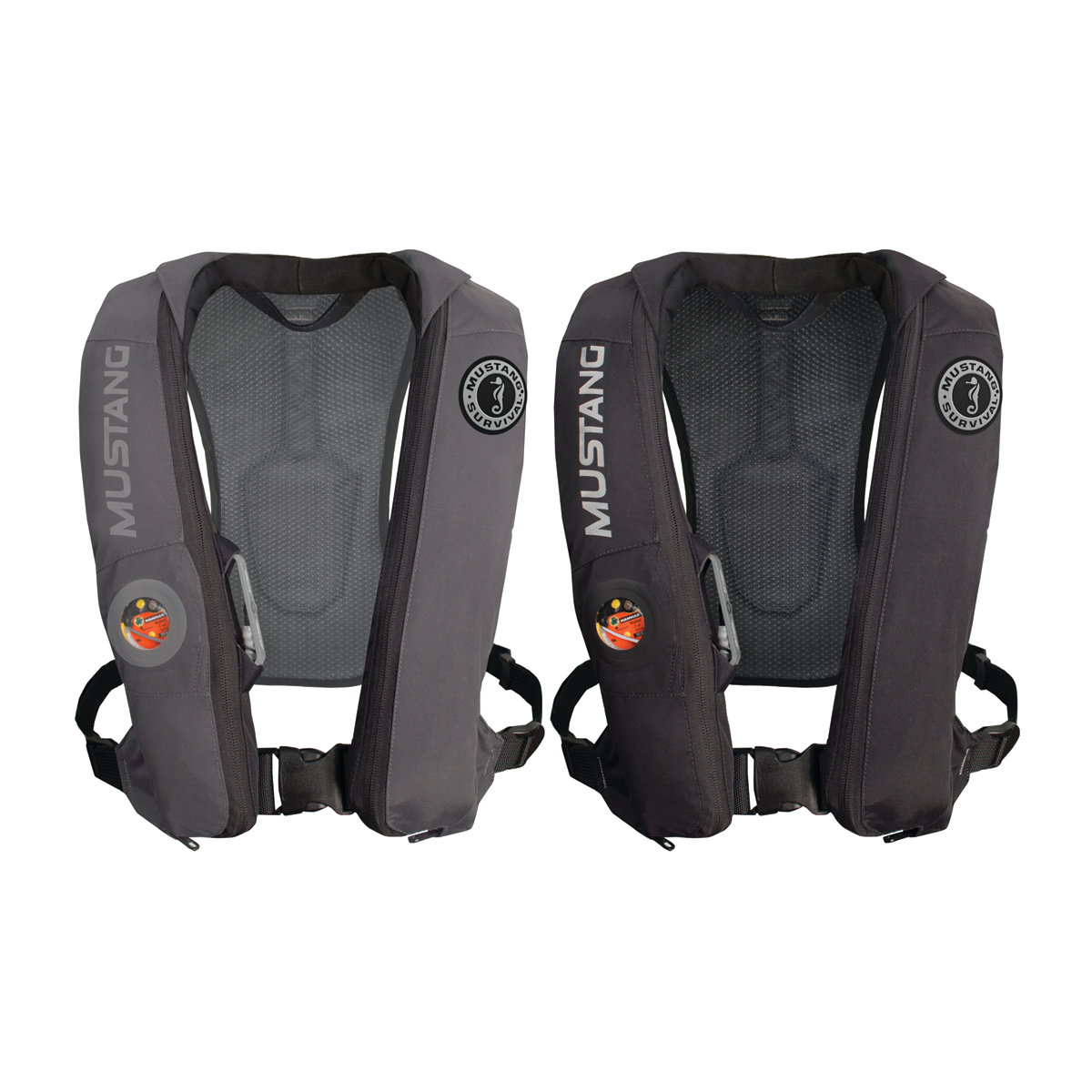 Mustang Elite Inflatable Automatic PFD Gray 