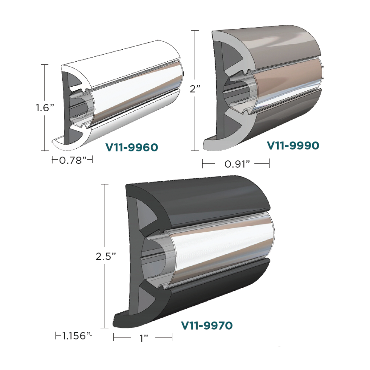 Suproflex Vinyl Rub Rail Kits