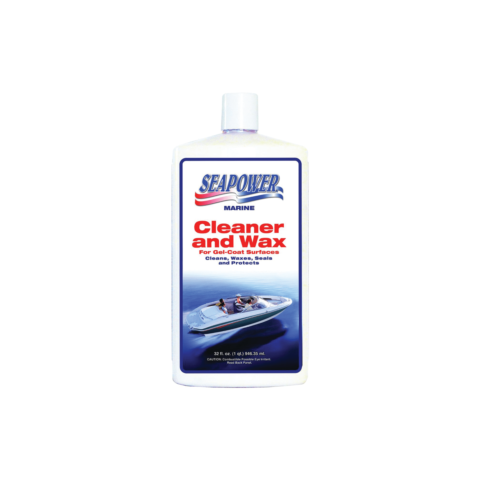 One-Step Fiberglass Cleaner With Carnauba Wax - Seapower Marine