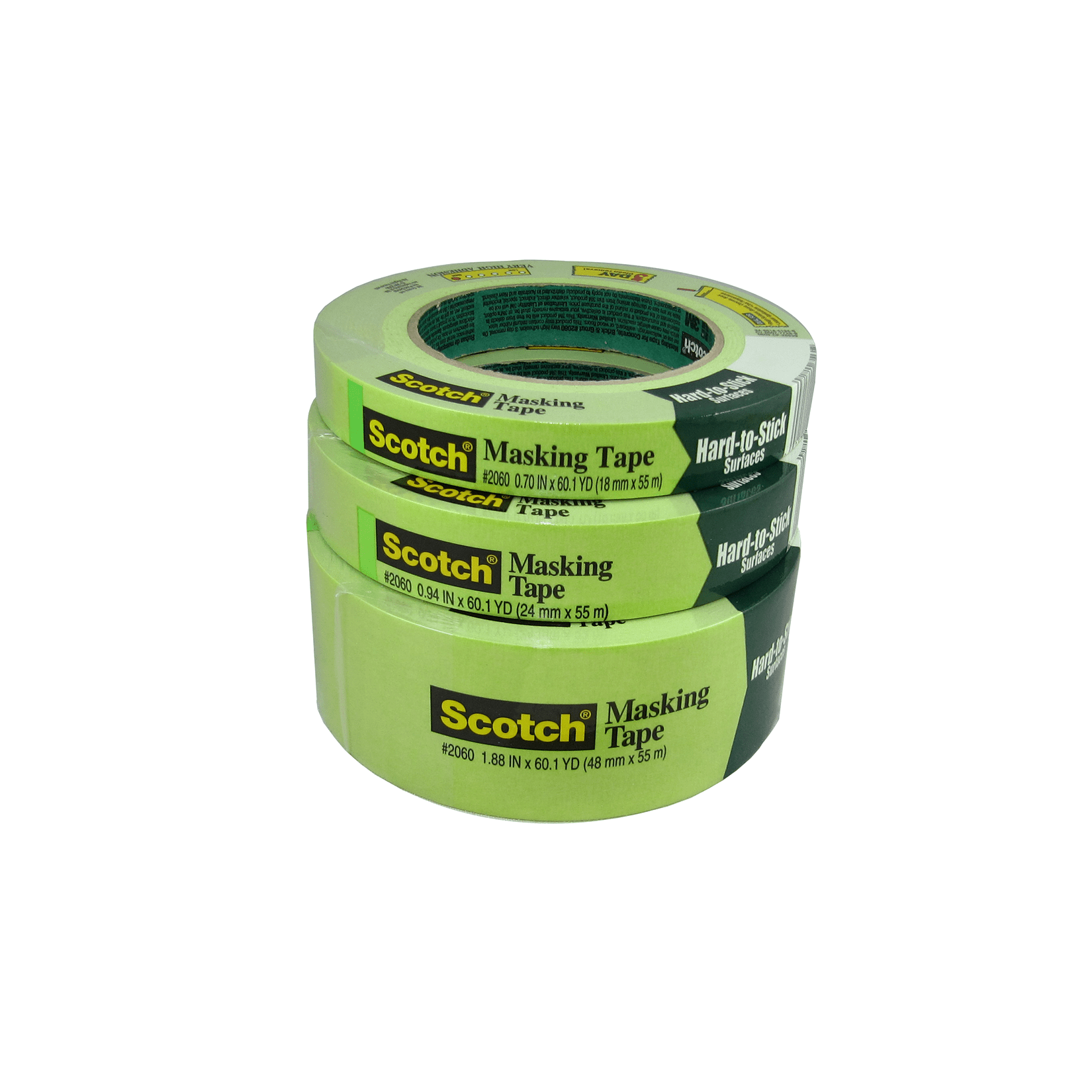 Scotch® Masking Tape for Hard-to-Stick Surfaces 2060 - 3M
