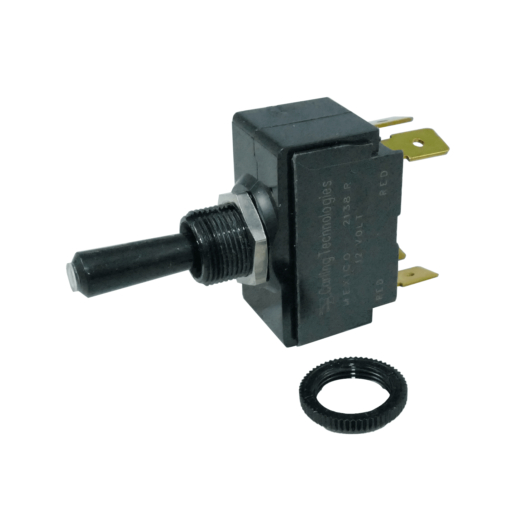 Interruttore Metallo Nero Interruttori A Levetta SPST 6 Pezzi - 12V-220V Per Auto, Camion E Barche Mini Interruttore On Off - Foto 7