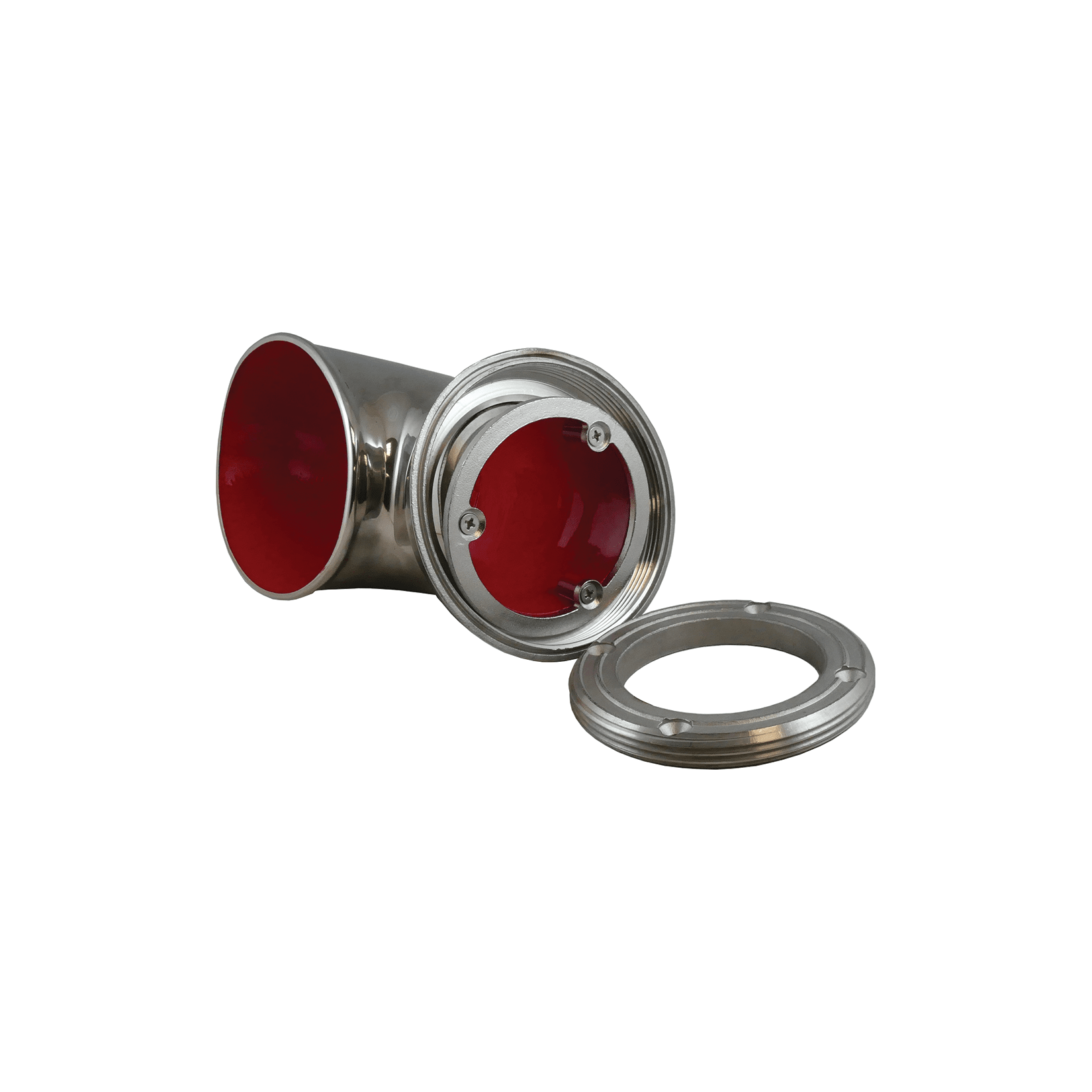 VETUS Cowl Ventilator YOGI, 125 mm, SS 316, Red Interior Part YOG316R
