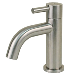 Nordic SS Brushed Basin Cold Water Tap - 4-7/8" x 5-1/4"