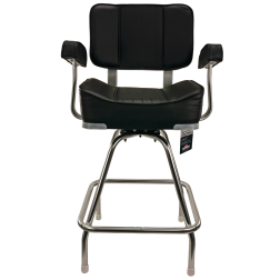 Deluxe Captain's Seat w/Stand - Black