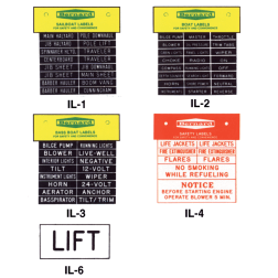 Pressure-Sensitive Identi-Label Sets