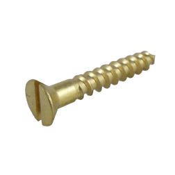 Wood Screw - Flat Head - Slotted