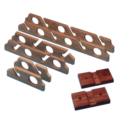 Teak Fishing Rod Storage Rack