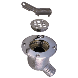 Chrome Cockpit Scupper