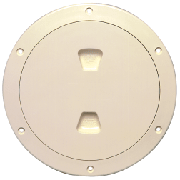 4IN BEIGE SCREW-OUT DECK PLATE