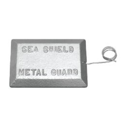 ZPP Plate Anode with Copper Pigtail - Zinc