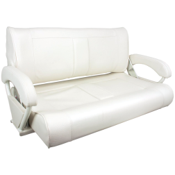 Double Bucket Chair, All White