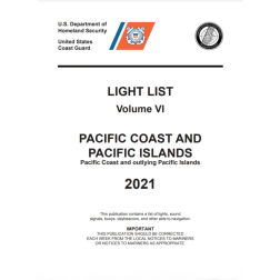 ihp-ll6 of Nautical Books USCG Light List VI: Pacific Coast and Pacific Islands