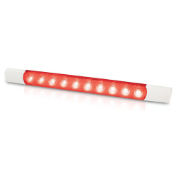 Hella 1.5W Courtesy LED Surface Mount Strip Lamp - Red LED