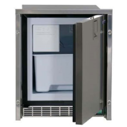 White Ice Maker - Low Profile, SS Flush Mount, AC Only