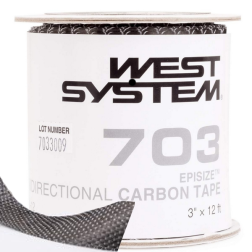 703-12 of West System Unidirectinal Carbon Tape