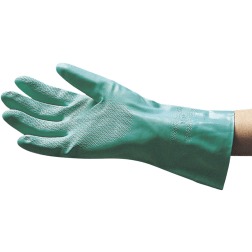 Unsupported Nitrile Gloves - Flock Lined