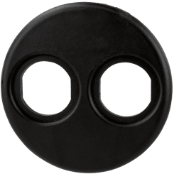 black of Sea-Dog Line Power Socket Mounting Adapter Plate