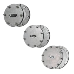 6-8-10 of SeaBuilt Tank Access Plate System - Stainless Steel