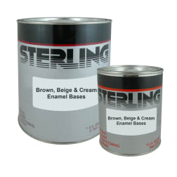 combo of Sterling Linear Polyurethane High Gloss Topcoats - Brown, Beige & Cream Bases