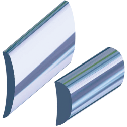 Aluminum Half Oval Rub Rails