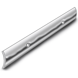 Hollow Back Half Oval 304 Stainless Steel Rub Rail
