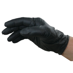 GlovePlus Powder-Free Black Nitrile Gloves - 6 Mil