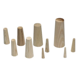 Wooden Plugs - Set of 9