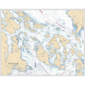 3462 of Canadian Charts Juan de Fuca Strait to Strait of Georgia