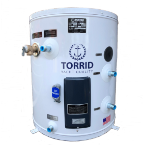 10 gal of Torrid MVW 10 IX Marine Vertical Water Heater - 10 Gallons