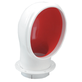 Standard Height Oval PVC Cowl Vent