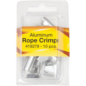 Rope Crimps - Aluminium - 1/4" Bend - Pack of 10