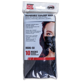 8606 of SAS Safety Corp Earloop Mask
