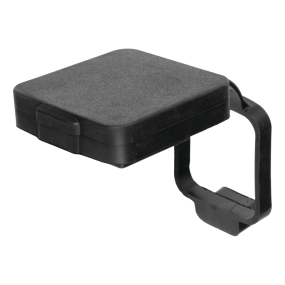 2" Rubber Hitch Tube Cover with 4-Way Flat Holder