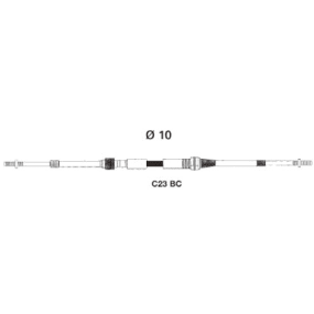 C23BC Stainless Steel Engine Control Cable