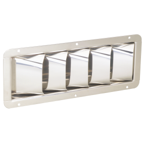 S.S. LOUVERED VENT 4-3/8INX11-5/16IN