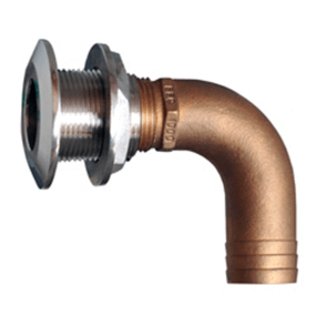 Curved Thru-Hull Fittings - Barbed