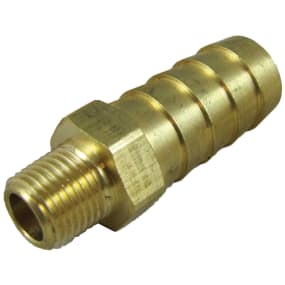 BRASS MALE BARBED FITTING