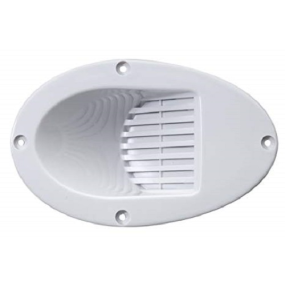 Hull Mount Drop-In Electric Horn - White