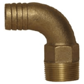 90-Degree Pipe to Hose Adapter