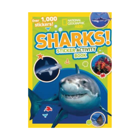 ran334 of Nautical Books National Geographic Kids: Sharks Sticker Activity Book