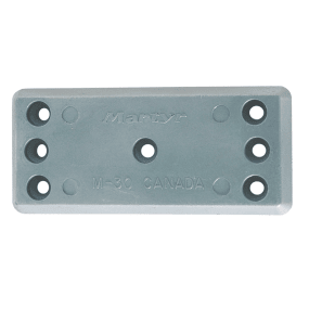 7 &amp; 8 Hole Hull Anode - Zinc