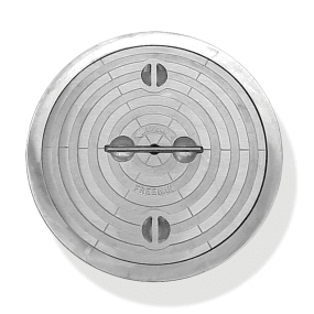 12IN ALUM ROUND HATCH STEEL RING